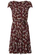 Dorothy Perkins *billie & Blossom Petite Mulberry Floral Dress
