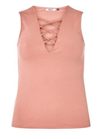 Dorothy Perkins *only Pink Lace Up Knit Vest