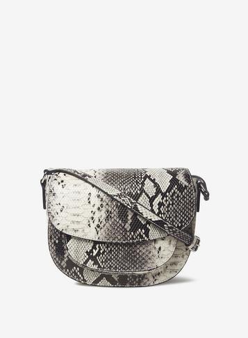 Dorothy Perkins *pieces Faux Snake Print Cross Body Bag