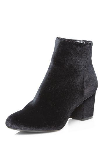 Dorothy Perkins Black Velvet 'a-lister' Boots