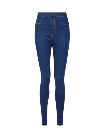 Dorothy Perkins *tall Blue Eden High Waisted Super Soft Jeggings