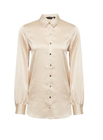 Dorothy Perkins Gold Longline Shirt