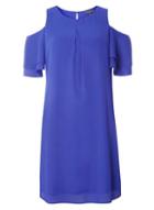 Dorothy Perkins Purple Ruffle Shift Dress