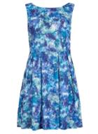 Dorothy Perkins *izabel London Multi Blue Print Dress