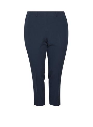 Dorothy Perkins *dp Curve Navy Elastane Ankle Grazer Trousers
