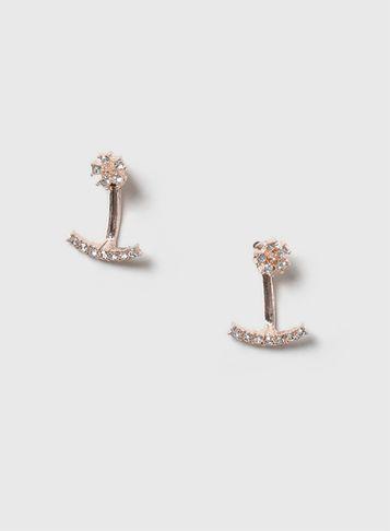 Dorothy Perkins Bar Front And Back Earrings