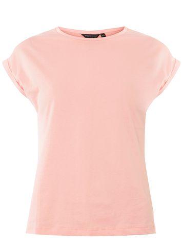 Dorothy Perkins Pink Roll Sleeve T-shirt