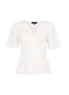 Dorothy Perkins *ivory Flutter Sleeve Top
