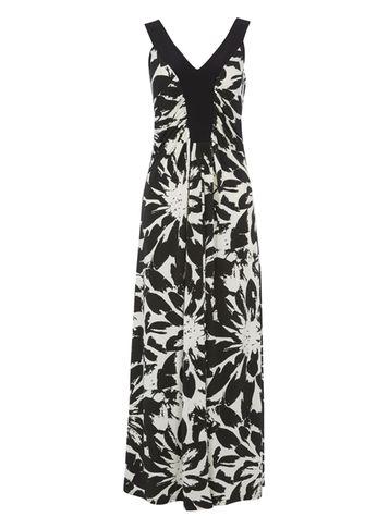 Dorothy Perkins *roman Originals Black Printed Maxi Dress