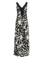 Dorothy Perkins *roman Originals Black Printed Maxi Dress
