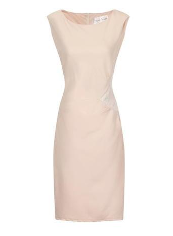 Dorothy Perkins Nude Lace Insert Dress