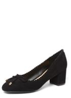 Dorothy Perkins Black 'devine' Mini Scallop Court Shoes