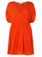 Dorothy Perkins *vero Moda Orange Crinkle Sundress