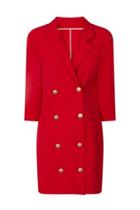 Dorothy Perkins *girls On Film Red Button Tuxedo Dresss