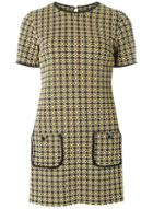 Dorothy Perkins *tall Yellow Geometric Print Jacquard Tunic