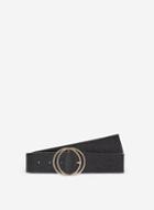 Dorothy Perkins Black Curve Overlay Diamante Belt