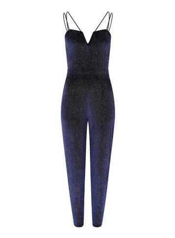 *girls On Film Black Velvet Jumpsuit