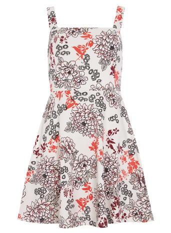 Dorothy Perkins Petite Floral Skater Dress