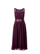 *billie & Blossom Tall Oxblood 'bethany' Midi Dress