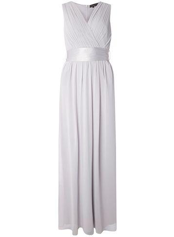 Dorothy Perkins *showcase Grey 'holly' Wrap Maxi Dress