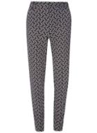 Dorothy Perkins * Tall Black And Ivory Dash Pique Trousers