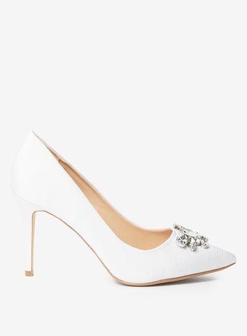 Dorothy Perkins *showcase Ivory 'gamble' Court Shoes