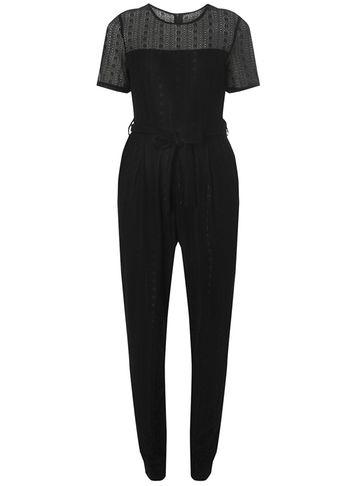 Dorothy Perkins Black Lace Jumpsuit