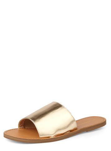 Dorothy Perkins Gold 'faye' Flat Mules