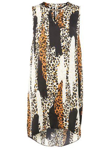 Dorothy Perkins Animal Trim Shift Dress