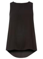 Dorothy Perkins Black Sleeveless Crossover-back Top