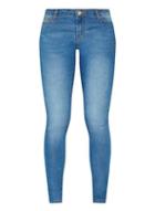Dorothy Perkins Blue 'ashley' Mid Wash Skinny Jeans
