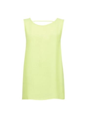 Dorothy Perkins Lemon Green Sleeveless Top