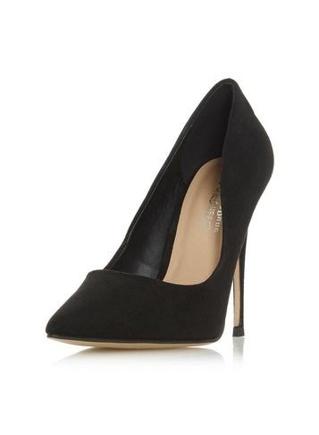 Dorothy Perkins *head Over Heels Black Alena Ladies High Heel Court Shoes