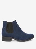 Dorothy Perkins Navy Widefit 'monty' Chelsea Boots