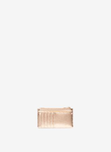 Dorothy Perkins Rose Gold Zip Top Cardholder