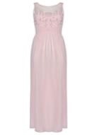 Dorothy Perkins *quiz Pink Beaded Flower Maxi Dress