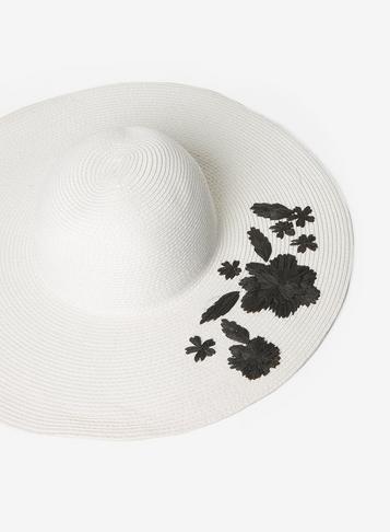 Dorothy Perkins Monochrome Raffia Floppy Hat