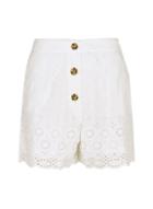 Dorothy Perkins Ivory Broderie Shorts