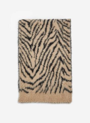 Dorothy Perkins Multicolour Fluffy Tiger Print Scarf