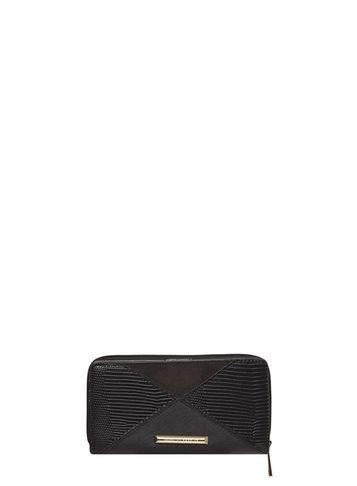 Dorothy Perkins Black Panel Zip Around Purse