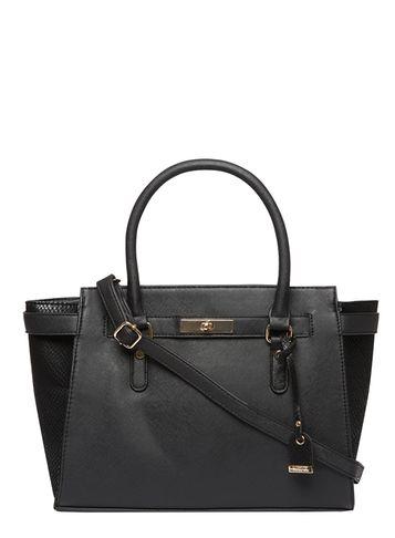 Dorothy Perkins Black Belted Wing Tote Bag