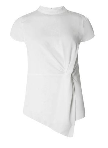 Dorothy Perkins Ivory Twist Front T-shirt