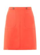 Dorothy Perkins Orange Button A-line Skirt