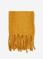 Dorothy Perkins Yellow Plain Brushed Scarf