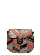 Dorothy Perkins Red Mix Patchwork Saddle Bag