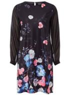 Dorothy Perkins *billie & Blossom Black Floral Print Shift Dress
