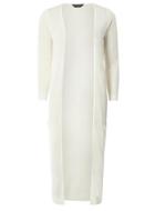 Dorothy Perkins Ivory Rib Sparkle Long Line Cardigan