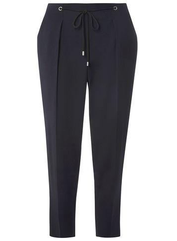 Dorothy Perkins Navy Drawstring Peg Trousers
