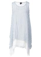 *izabel London Multi Coloured Stripe Print Longline Top