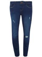 Dorothy Perkins Mid Wash 'casey' Relaxed Skinny Jeans